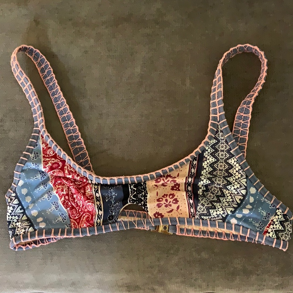 M Urban Outfitters patchwork bikini top